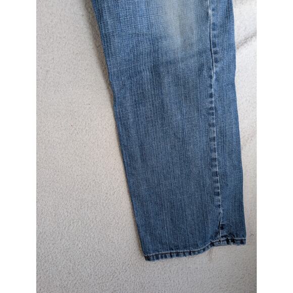 Vintage Levis 514 Jeans Mens 36x32 Blue Straight Fit Stretch 5 Pocket Faded - Picture 12 of 16